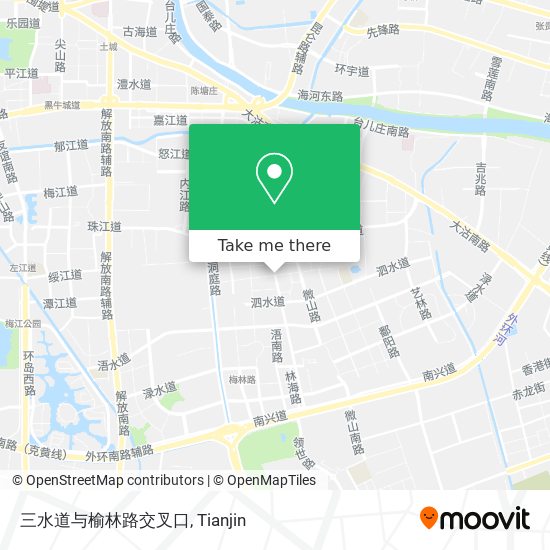 三水道与榆林路交叉口 map