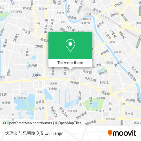 大理道与昆明路交叉口 map