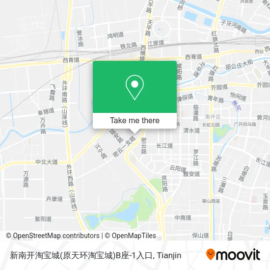新南开淘宝城(原天环淘宝城)B座-1入口 map