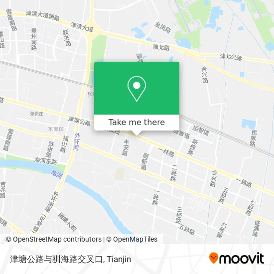 津塘公路与驯海路交叉口 map