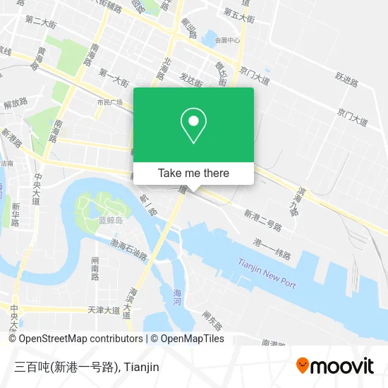 三百吨(新港一号路) map