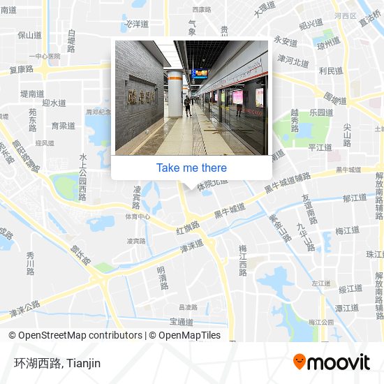 环湖西路 map