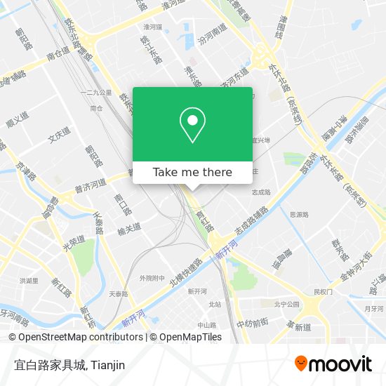 宜白路家具城 map