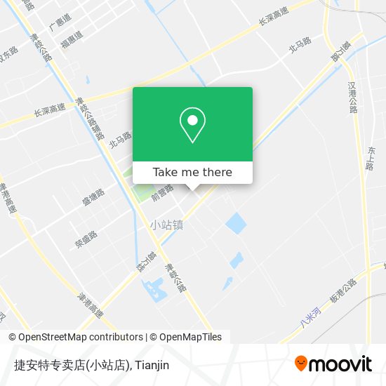 捷安特专卖店(小站店) map