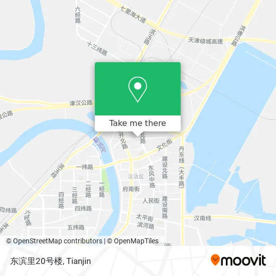 东滨里20号楼 map