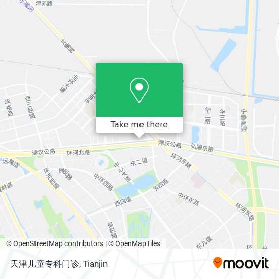 天津儿童专科门诊 map