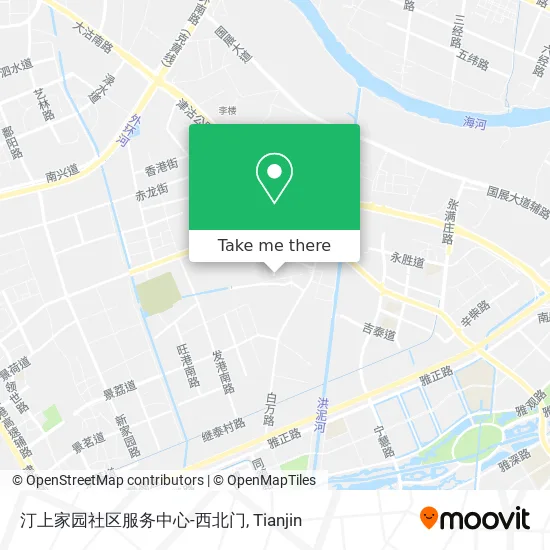 汀上家园社区服务中心-西北门 map