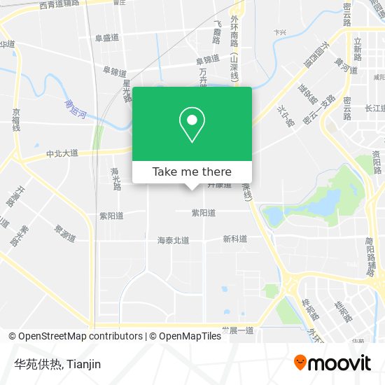 华苑供热 map