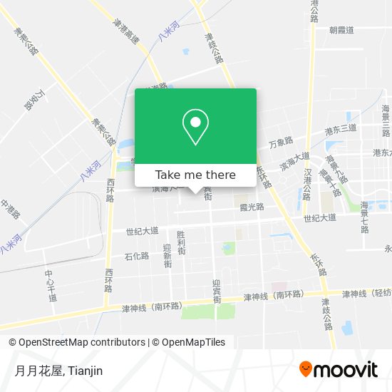 月月花屋 map