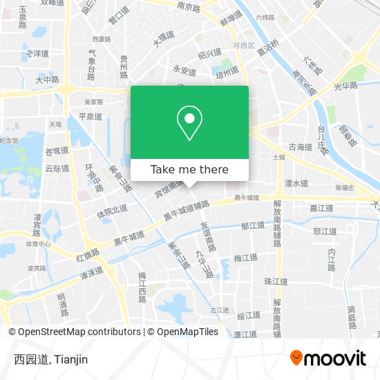 西园道 map