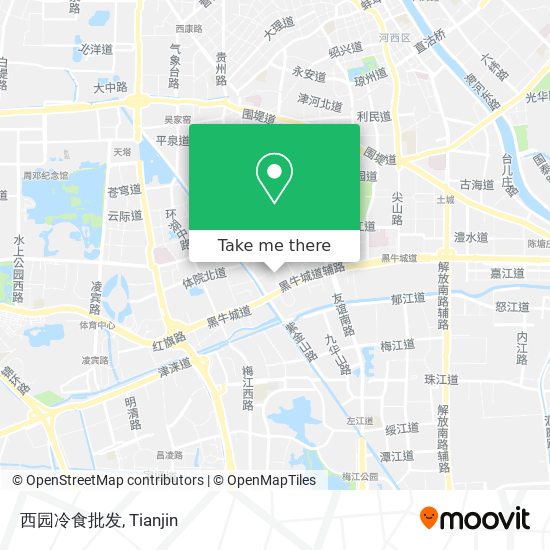 西园冷食批发 map