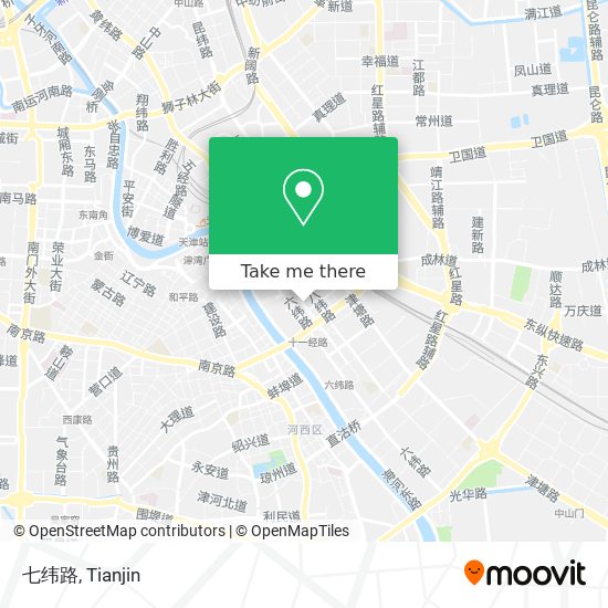 七纬路 map