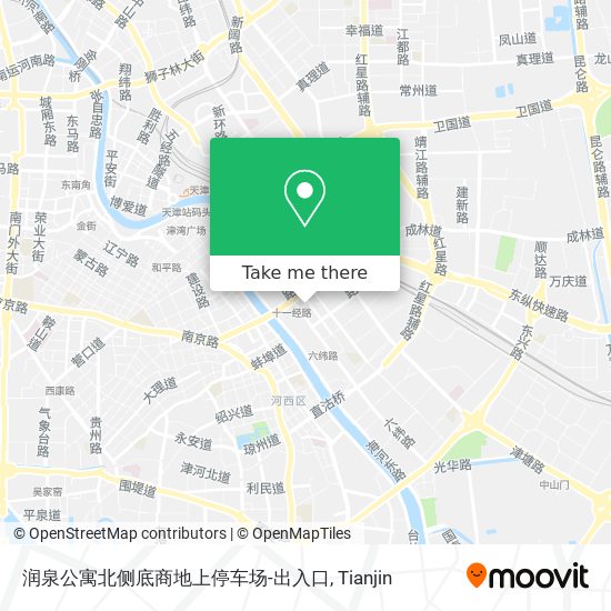 润泉公寓北侧底商地上停车场-出入口 map