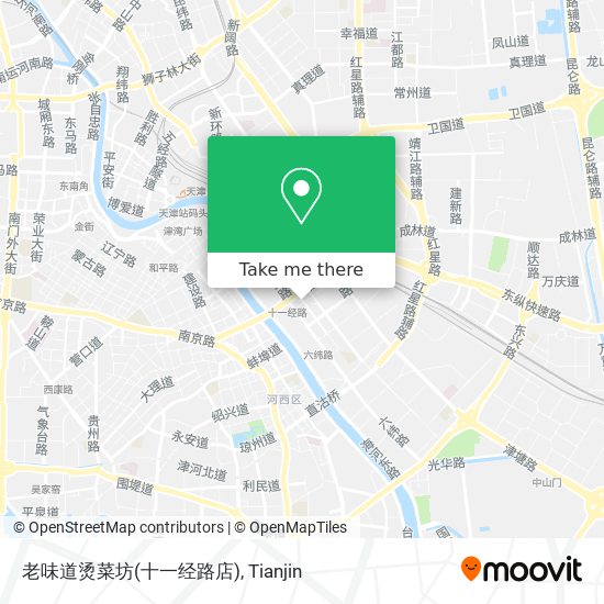 老味道烫菜坊(十一经路店) map