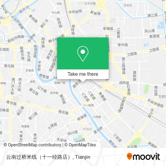云南过桥米线（十一经路店） map