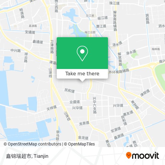 鑫锦瑞超市 map