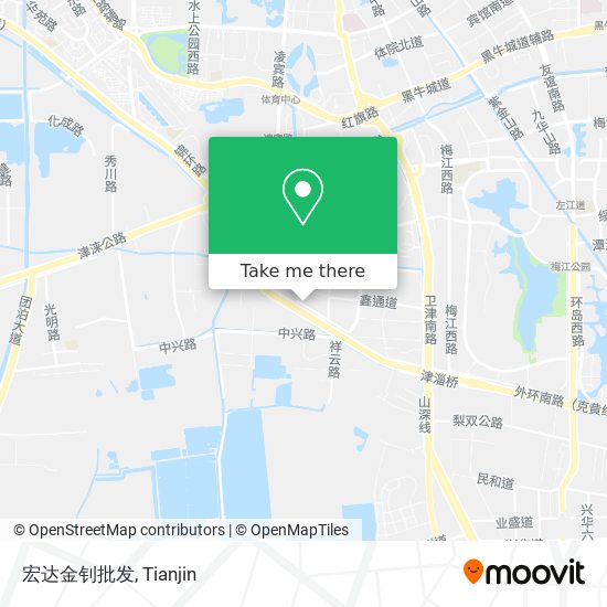 宏达金钊批发 map