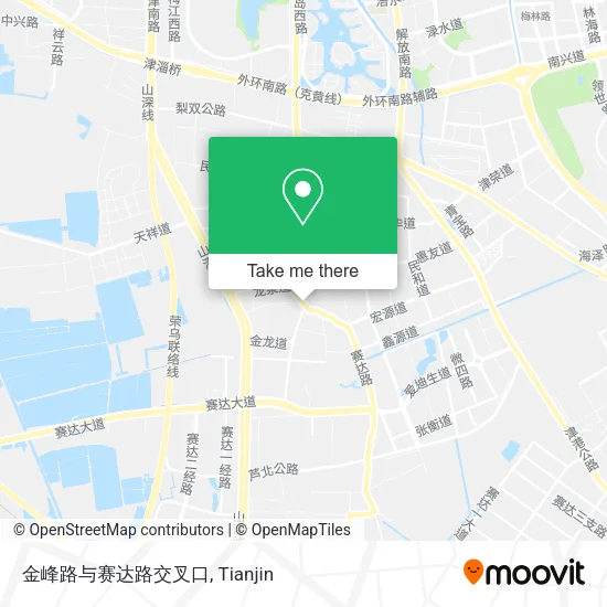 金峰路与赛达路交叉口 map