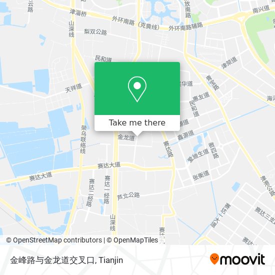 金峰路与金龙道交叉口 map