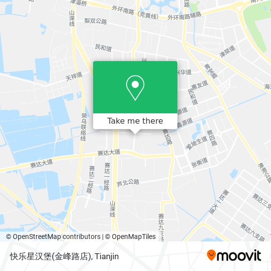 快乐星汉堡(金峰路店) map