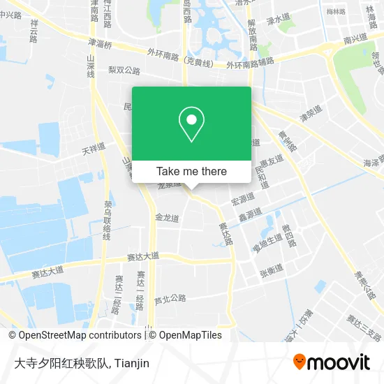 大寺夕阳红秧歌队 map