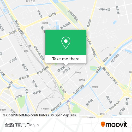 金盛门窗厂 map