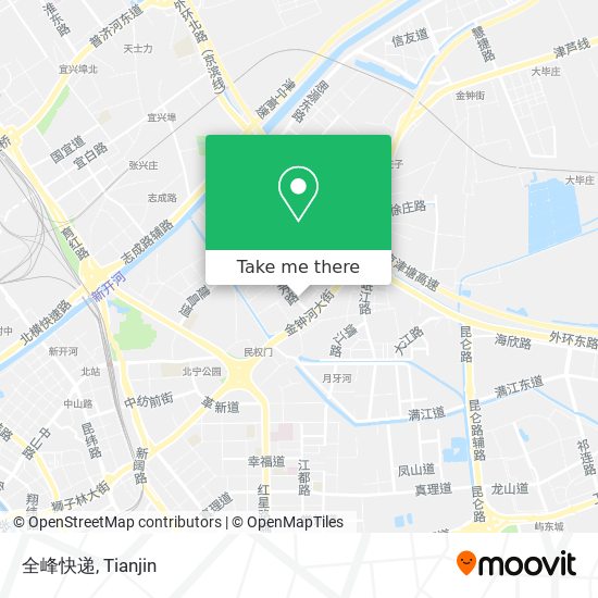 全峰快递 map