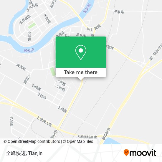 全峰快递 map