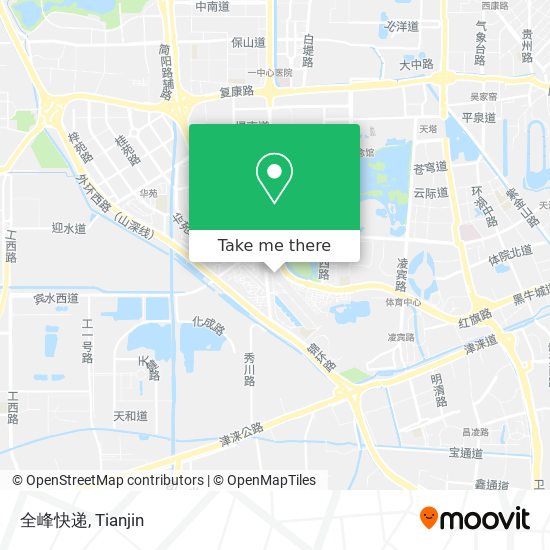 全峰快递 map