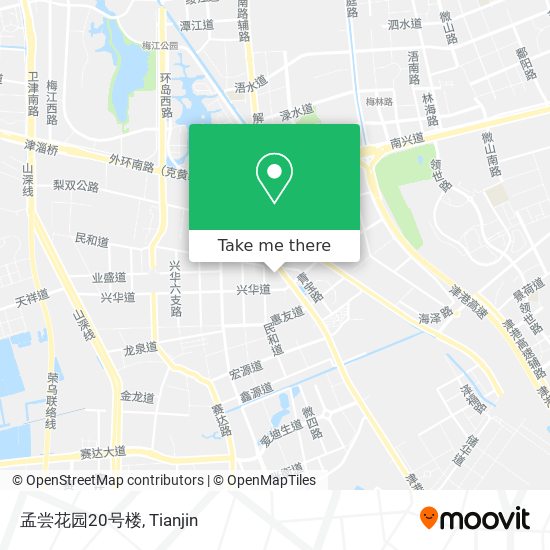 孟尝花园20号楼 map