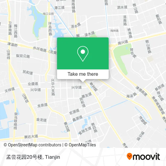 孟尝花园20号楼 map
