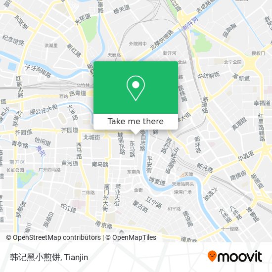 韩记黑小煎饼 map