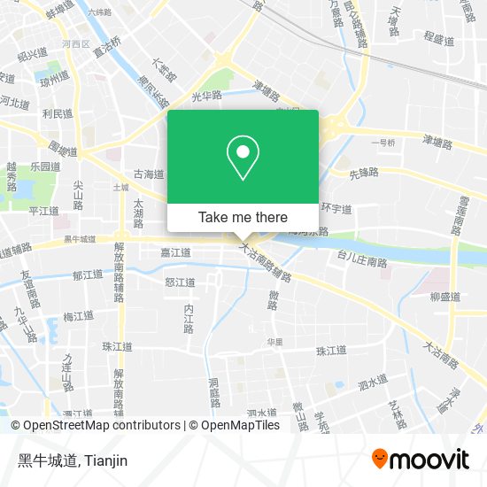 黑牛城道 map