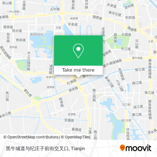 黑牛城道与纪庄子前街交叉口 map