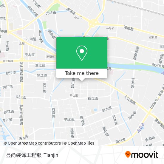 显尚装饰工程部 map