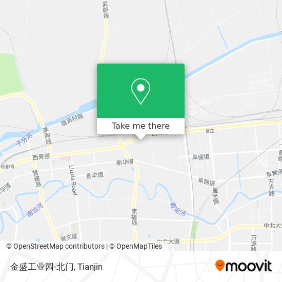 金盛工业园-北门 map