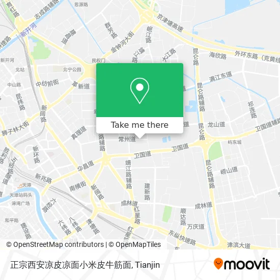 正宗西安凉皮凉面小米皮牛筋面 map
