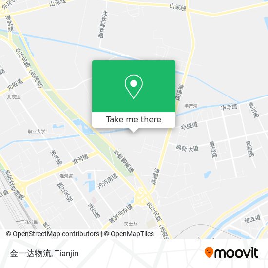 金一达物流 map