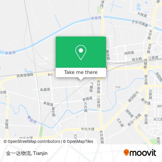 金一达物流 map