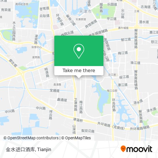 金水进口酒库 map