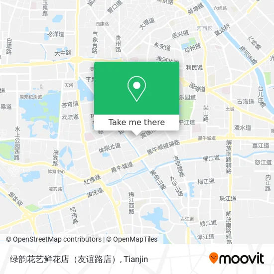 绿韵花艺鲜花店（友谊路店） map