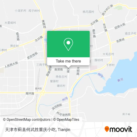 天津市蓟县何武胜重庆小吃 map