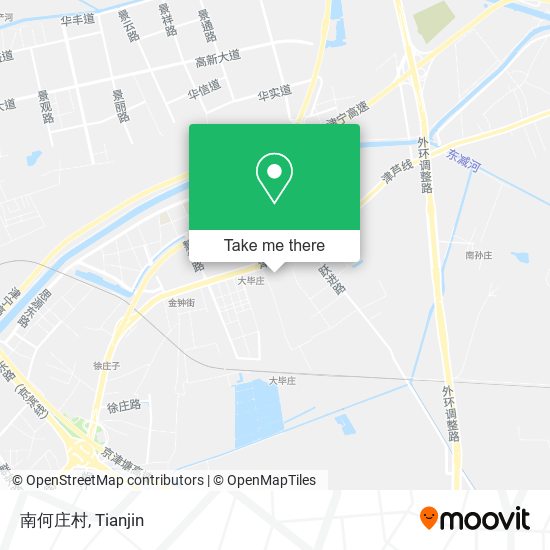 南何庄村 map