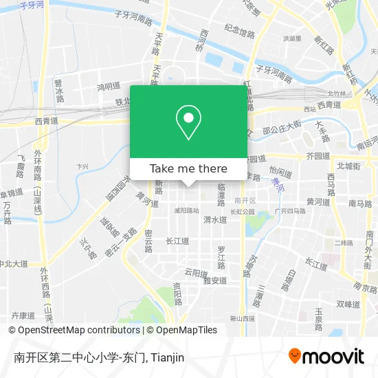 南开区第二中心小学-东门 map