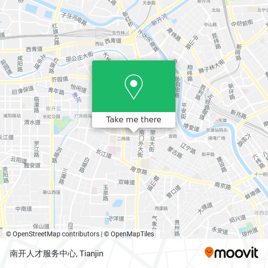 南开人才服务中心 map