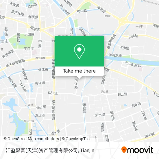 汇盈聚富(天津)资产管理有限公司 map