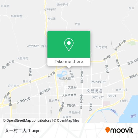 又一村二店 map