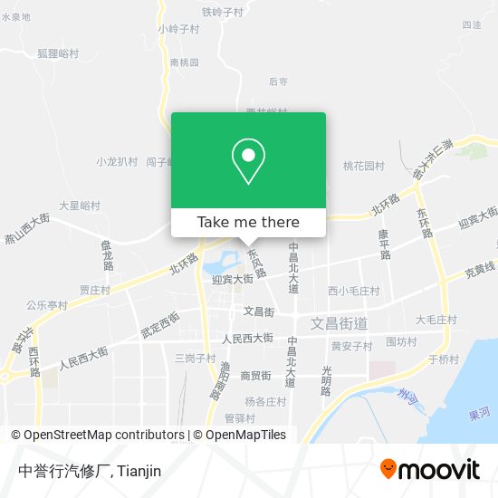 中誉行汽修厂 map