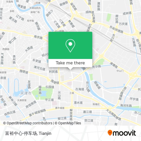 富裕中心-停车场 map