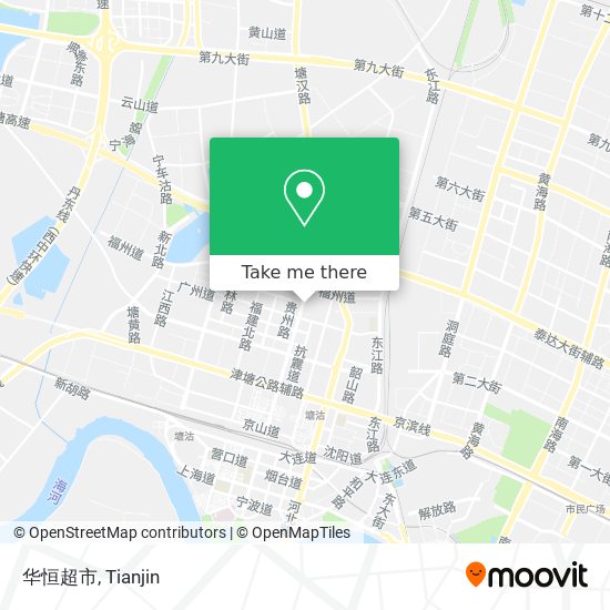 华恒超市 map